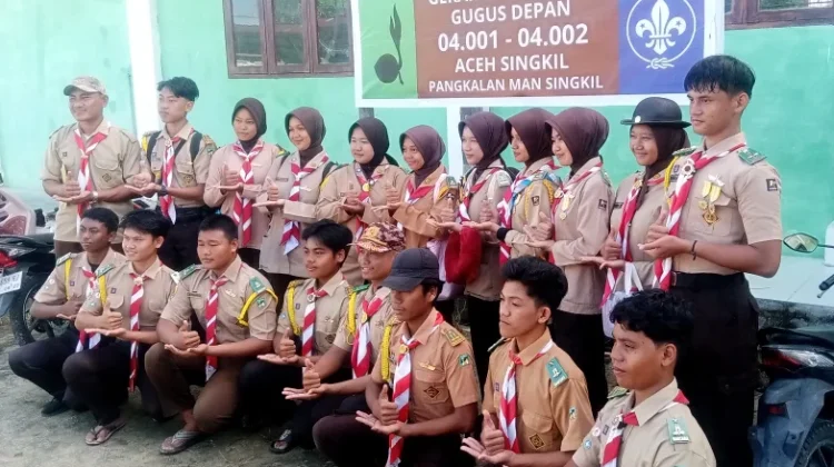 MAN 1 Aceh Singkil Lepas Peserta Kegiatan Perkemahan ADIBRATA ke - I.