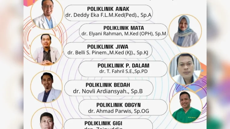 Ini Jadwal Poliklinik RSUD Subulussalam Jum'at 26 Juni 2026
