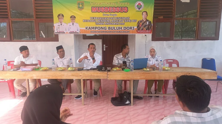 Camat Simpang Kiri: Musdessus BLT Buluh Dori Wajib Transparan dan Akurat