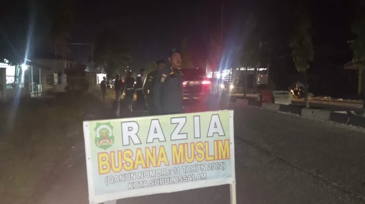 Razia Busana di Subulussalam, Puluhan Warga Terjaring Pelanggaran Syariat