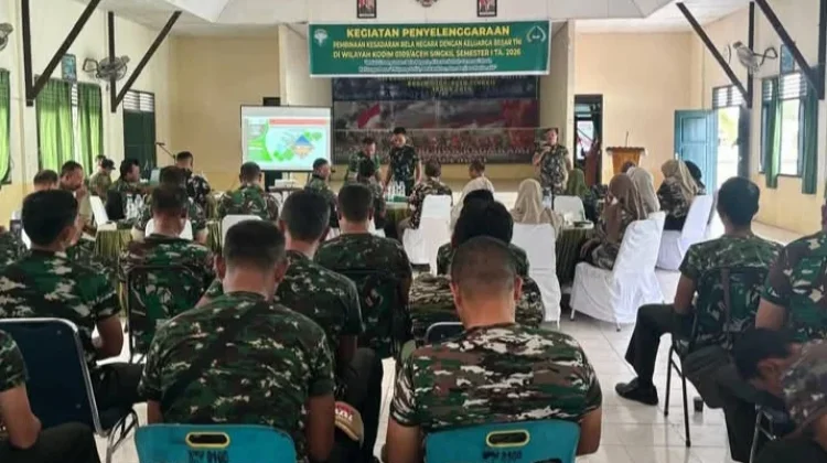 Kodim Perkuat Persatuan Bangsa PKBN Bersama Keluarga Besar TNI di Singkil