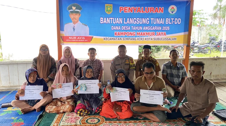 Camat Simpang Kiri: BLT Dana Desa Titipan Negara, Gunakan Sesuai Kebutuhan