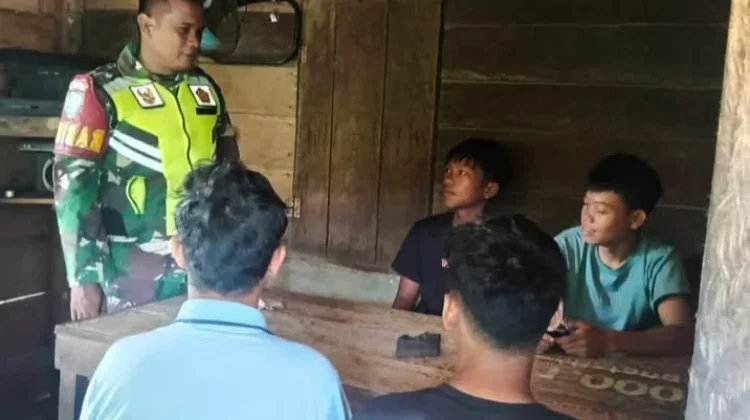 TNI Ajak Pemuda di Singkil Tolak Judi Online
