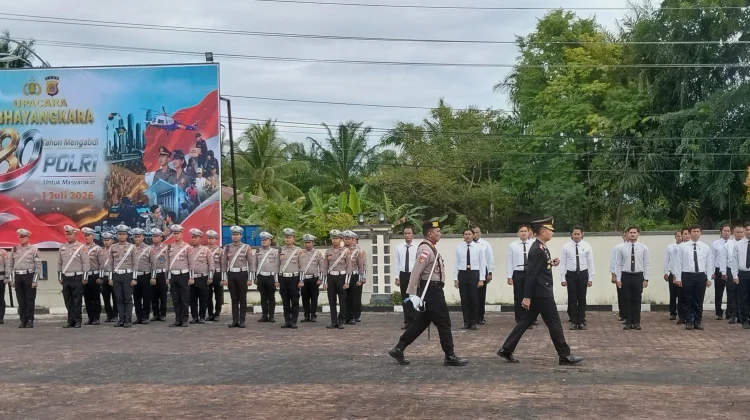 HUT Bhayangkara, Kapolres Aceh Singkil Tekankan Pesan Presiden: Pengabdian Polri