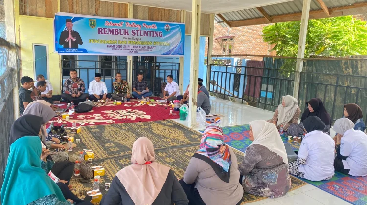 Camat Dorong Semua Elemen Bergerak Angka Stunting Zero di Simpang Kiri