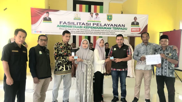 DRKA Aceh Gelar FastDUK Jemput Bola Layani Adminduk di 3 Kecamatan Subulussalam