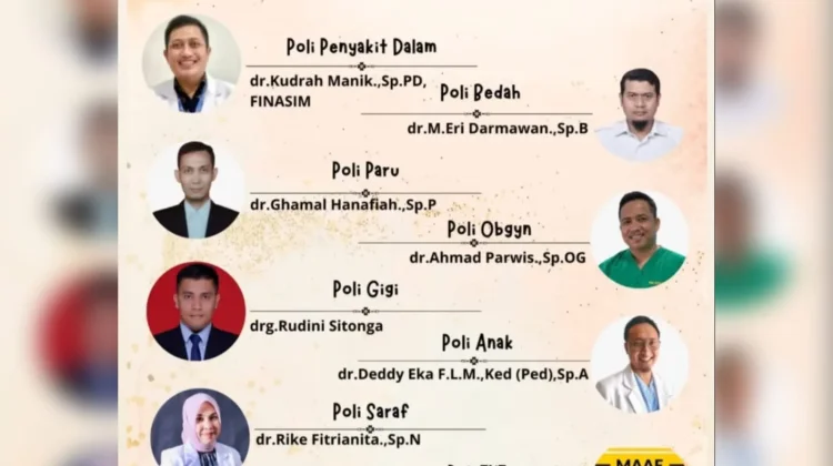 Jadwal Poliklinik RSUD Subulussalam Senin 13 Juli 2026