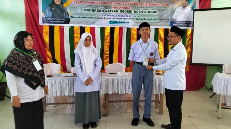 Kegiatan MATAMUDA 2026/2027 MAN Aceh Singkil Resmi di Buka.