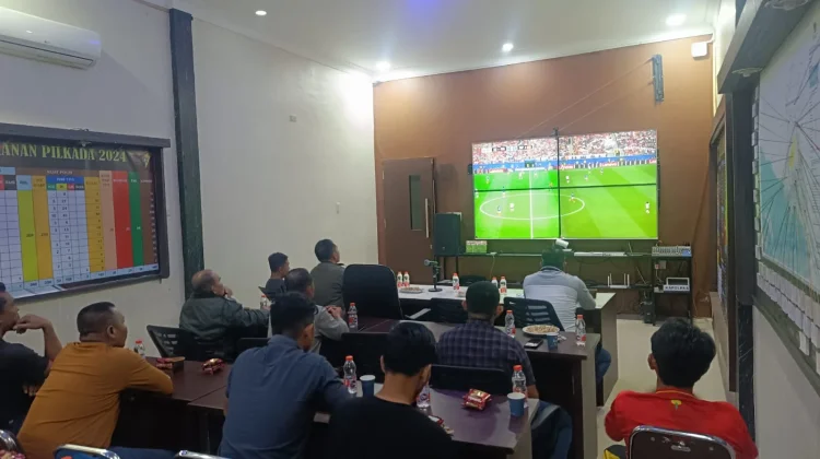 Polres Aceh Singkil Gelar Nobar Piala Dunia 2026 Laga Prancis vs Spanyol
