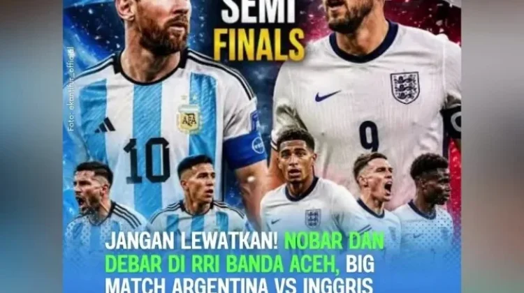 Duel Sengit Argentina VS Inggris Semifinal Besok, Ini Perbandingan Kekuatan Tim