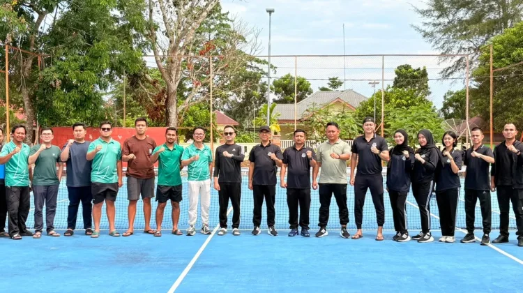 Kejari Subulussalam dan PN Singkil Perkuat Koordinasi lewat Tenis Persahabatan