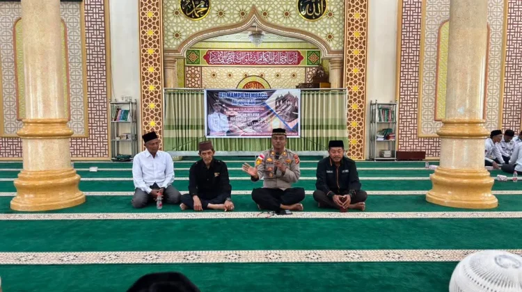 Cegah Gesekan Pilkades, Polsek Simpang Kiri Ajak Warga Jaga Kamtibmas