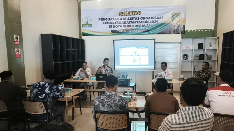 Kesbangpol Luncurkan Web Ormas, Akses Data LSM Subulussalam Makin Mudah
