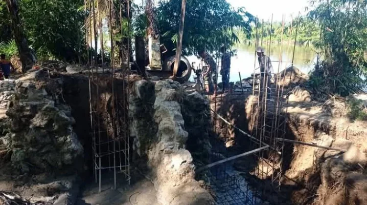 Ini Progres Pembangunan Jembatan Gantung Cibubukan-Serasah Singkil