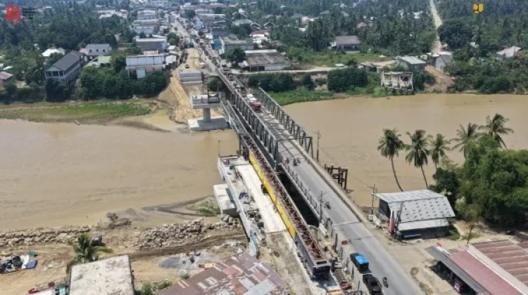 Perbaikan Permanen Jembatan Pascabencana Sumatra Terus Dikebut