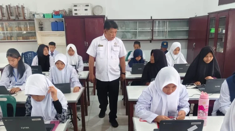 Puluhan Calon Siswa SMP di Subulussalam Rampungkan Tes Bakat Skolastik SNT