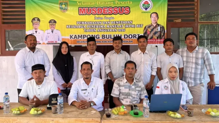 Cegah Bantuan Ganda, Pemdes Buluh Dori Perbarui Data Penerima BLT dan PKH