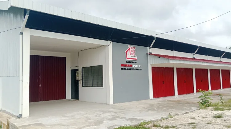 Sebanyak 19 Gerai Kopdes Merah Putih di Singkil Rampung Dibangun
