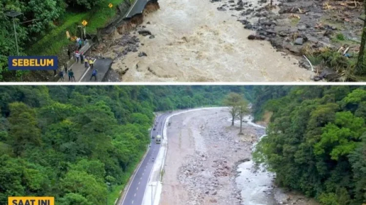 Kementerian PU Rampungkan Jalan Lembah Anai, Konektivitas Sumatera Pulih