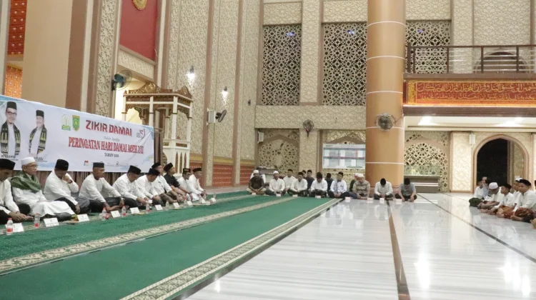 Peringati Hari Damai Aceh, Pemko Subulussalam Gelar Zikir Bersama di Masjid Agung
