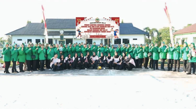 Persit Singkil Gelar Rangkaian Perlombaan Sambut HUT RI Ke-81