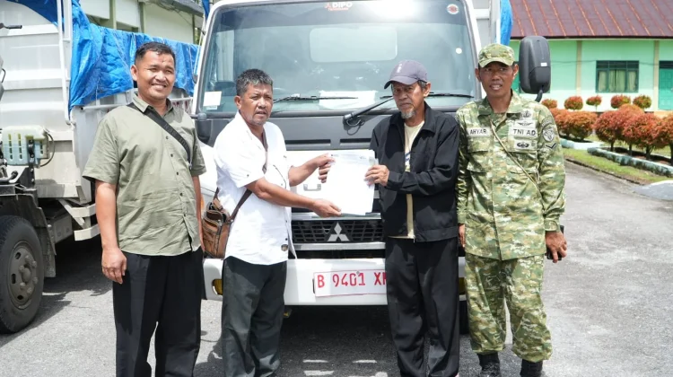 Sembilan Unit Truk Koperasi Merah Putih Tiba di Aceh Singkil