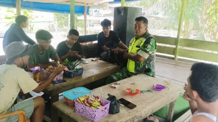 Babinsa Ajak Pemuda di Singkil Jauhi Judi Online