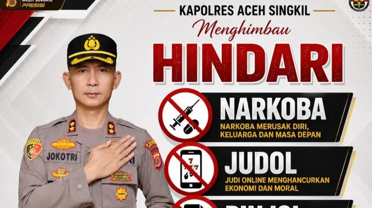 Kapolres Aceh Singkil Imbau Masyarakat Jauhi Narkoba, Judol dan Pinjol