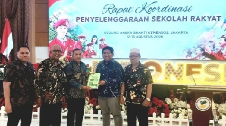 Pemkab Singkil Serahkan Dokumen Pendukung Pembangunan Sekolah Rakyat