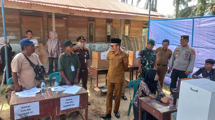 Forkopimda Subulussalam Turun ke TPS Pastikan Pilkampong Aman