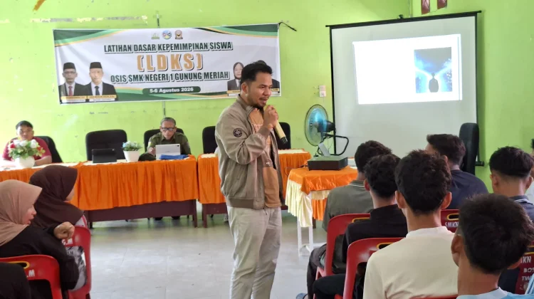 Bekali Jiwa Kepemimpinan, SMKN 1 Gunung Meriah Sukses Gelar LDKS OSIS 2026