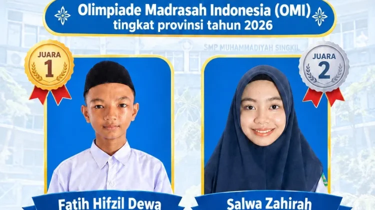 Dua Pelajar SMP Muhammadiyah Singkil Lolos ke Olimpiade Tingkat Provinsi Aceh