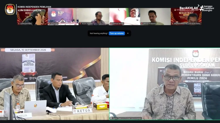 Evaluasi Dana Kampanye 2024, KIP Subulussalam Gelar Bedah Buku