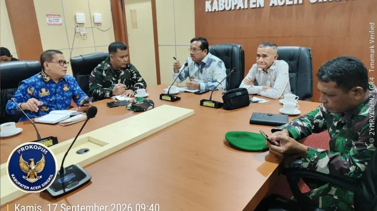 Rakornis TMMD, Bupati Singkil Minta Sasaran Program Sesuai Kebutuhan Warga