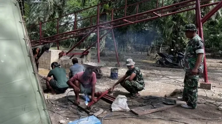 Pembangunan Jembatan Perintis Cibubukan- Serasah Aceh Singkil Terus Dikebut