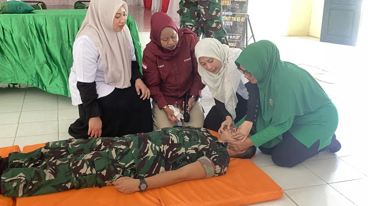 Persit Singkil Mendapat Pembekalan Ilmu Bantuan Hidup Dasar (BHD)
