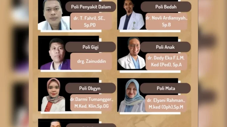 Jadwal Layanan Poliklinik RSUD Subulussalam Jum’at, 25 September 2026