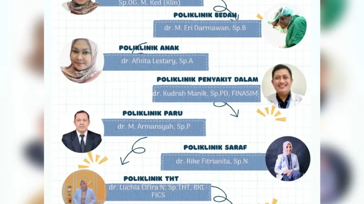 Ini Jadwal Dokter Spesialis RSUD Subulussalam Rabu 30 September 2026