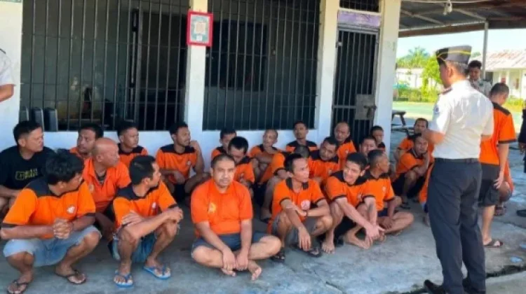 Sidak Kamar Hunian, Rutan Singkil Tertibkan Barang dan Fasilitas
