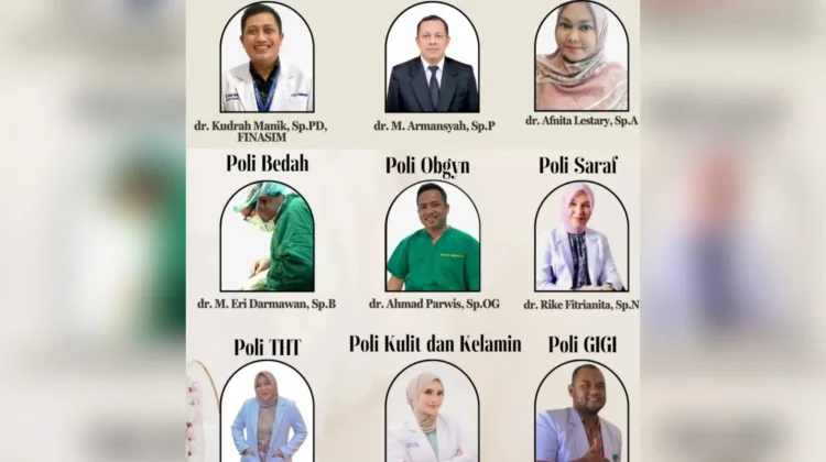 Ini Jadwal Dokter Spesialis RSUD Subulussalam Rabu 7 Oktober 2026
