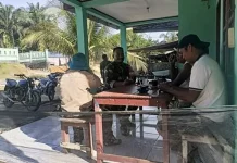 Babinsa  Ajak Warga Singkil Waspada Karhutla