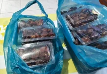 Penjual Kurma diSingkil Panen Berkah di Bulan Ramadhan