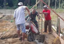 Danposramil Penanggalan Pastikan Pembangunan Gerai KDKMP Sesuai Rencana