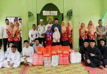 Tebar Kebaikan Ramadan, Kemenag Subulussalam Sambangi Santri Yatim