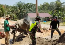 Pembangunan KDKMP di Kecamatan Longkib Terus di Kebut