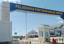 Pelabuhan Penyebarangan Singkil Masih Sepi dari Aktivitas Mudik