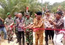 Dua Jembatan Bailey di Aceh Singkil Rampung Dikerjakan