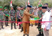 Wabup Singkil Ajak Warga Jaga Jembatan Bailey
