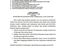 Bupati Aceh Singkil Larang Pawai Takbir dengan Kendaraan
