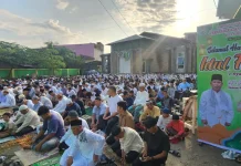 Ratusan Jemaah Muhammadiyah Subulussalam Merayakan Lebaran Hari ini
